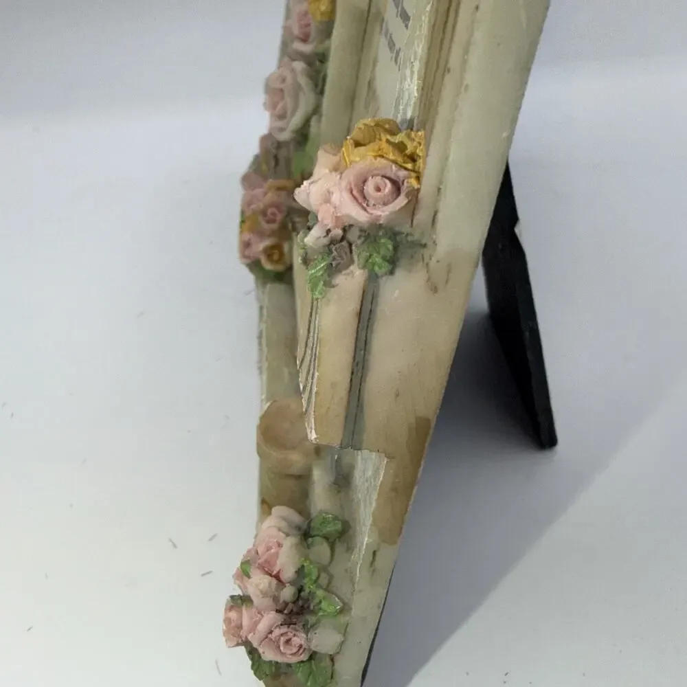 New 3D Floral Spring Butterfly Picture Photo Frame Roses Princess Girl Cottage